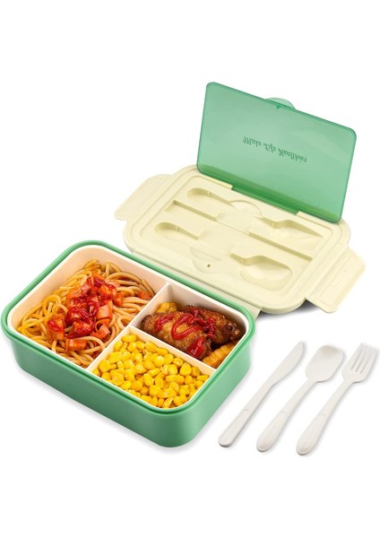 Öğrenciler Için Öğle Yemeği Kabı Yeşil (Yurt Dışından)