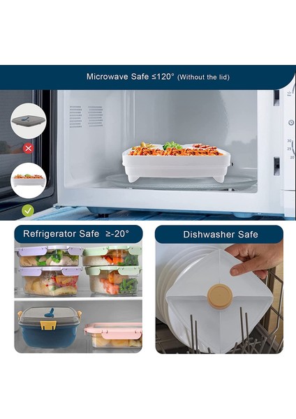 Yaratıcı Öğrenci Bölmeli Öğle Yemeği Kutusu - Mavi (Yurt Dışından) indirimleri