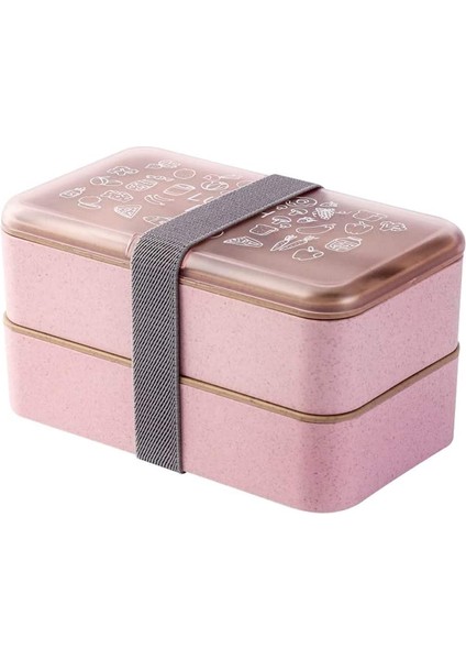 Buğday Japon Beslenme Çantası Pembe (Yurt Dışından)