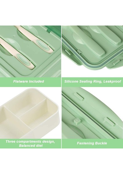 Meyveli Çocuk Öğle Yemeği Kabı - Yeşil (Yurt Dışından) fiyatları