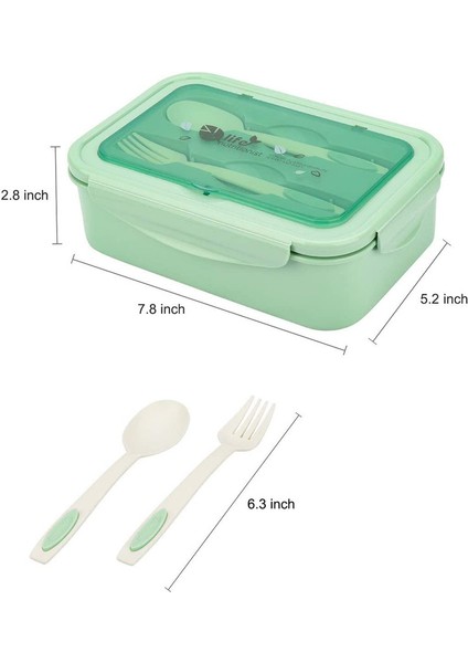 Meyveli Çocuk Öğle Yemeği Kabı - Yeşil (Yurt Dışından) fırsatları