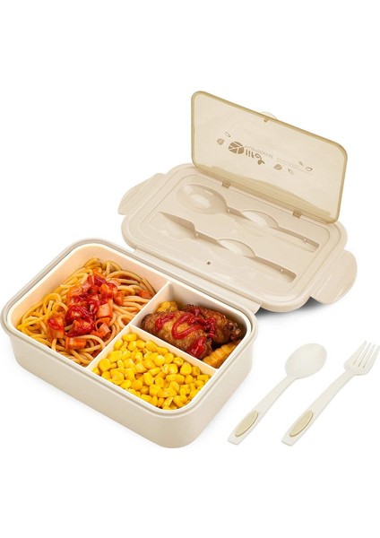 Meyveli Çocuk Öğle Yemeği Kabı - Haki (Yurt Dışından)