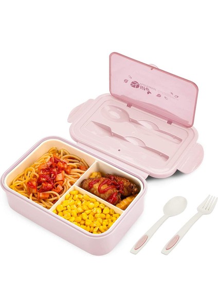 Meyveli Çocuk Öğle Yemeği Kabı - Pembe (Yurt Dışından)