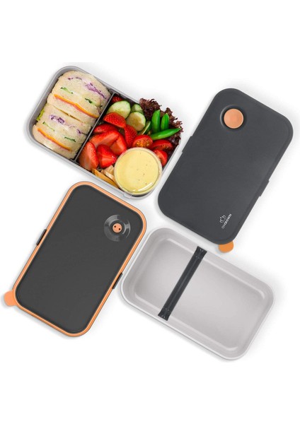 1000 ml Iki Bölmeli Beslenme Çantası Turuncu (Yurt Dışından) fiyatları