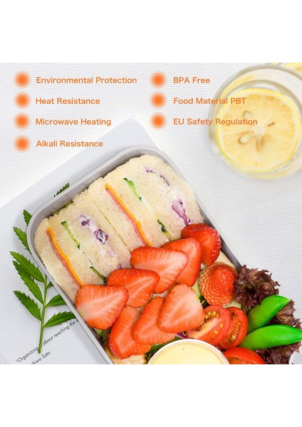 1000 ml Iki Bölmeli Beslenme Çantası Turuncu (Yurt Dışından) indirimleri