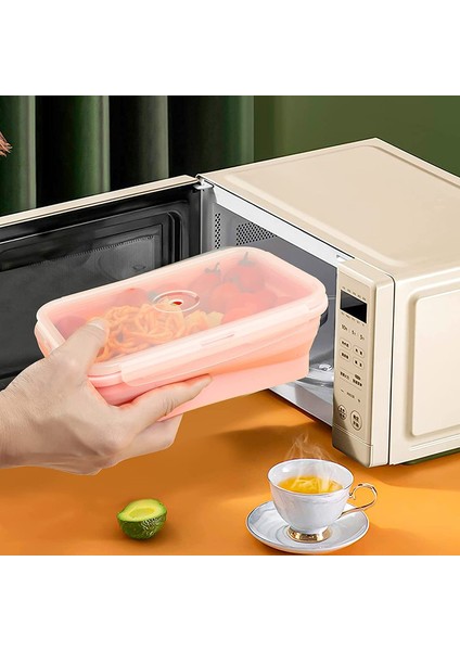 4 Parçalı Katlanabilir Öğle Yemeği Kabı Pembe (Yurt Dışından) fırsatları