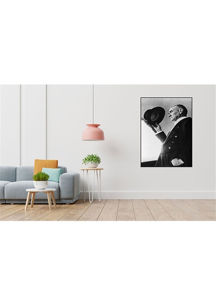 Atatürk Şapkayla Selam Veriyor PixArt Sanat Elmas Mozaik Diamond Türkiye 40*60