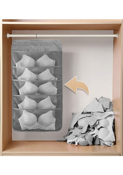 Askılı Saklama Düzenleyicisi Gri (Yurt Dışından) fırsatları