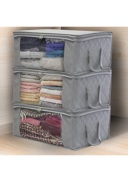 3 x 48X35X20CM Yatak Düzenleyici Gri (Yurt Dışından) fiyatları