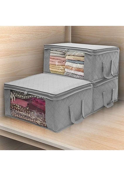 3 x 48X35X20CM Yatak Düzenleyici Gri (Yurt Dışından) modelleri