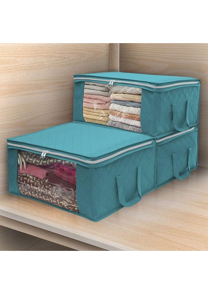 3 x 48X35X20CM Yatak Düzenleyici Mavi (Yurt Dışından) modelleri