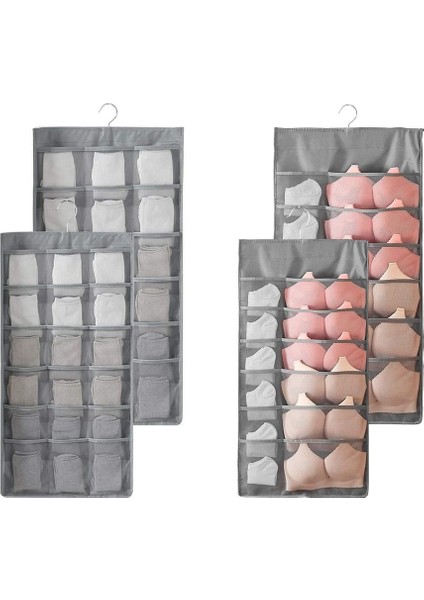 79X42,5CM Fitted Giysi Düzenleyici Gri (Yurt Dışından)