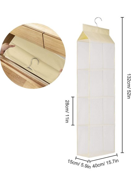 40X16X120CM Askılı Depolama Rafı Bej (Yurt Dışından) indirimleri