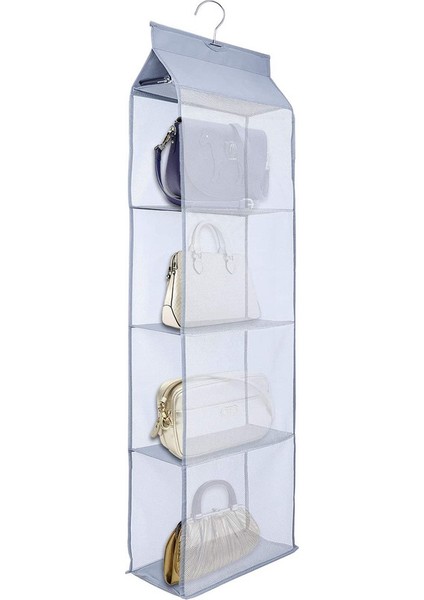 40X16X120CM Askılı Depolama Rafı Gri (Yurt Dışından)