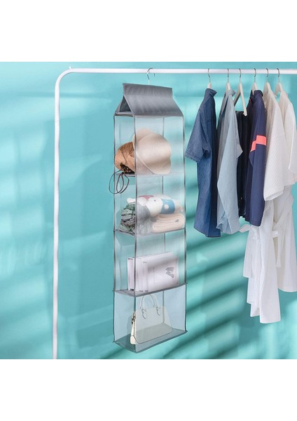 40X16X120CM Askılı Depolama Rafı Gri (Yurt Dışından) fırsatları