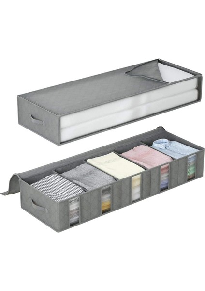 2x 97X33X15CM Saklama Torbası Gri (Yurt Dışından)