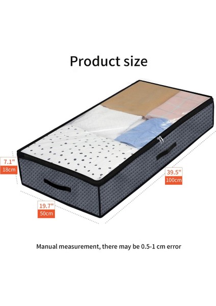 2x 100X50X18CM Saklama Torbası Gri (Yurt Dışından) fiyatları