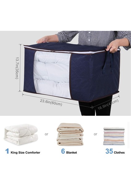 3x 60X36X42CM Saklama Torbaları Mavi (Yurt Dışından) fiyatları