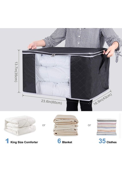 3x 60X36X42CM Saklama Torbaları Siyah (Yurt Dışından) fiyatları