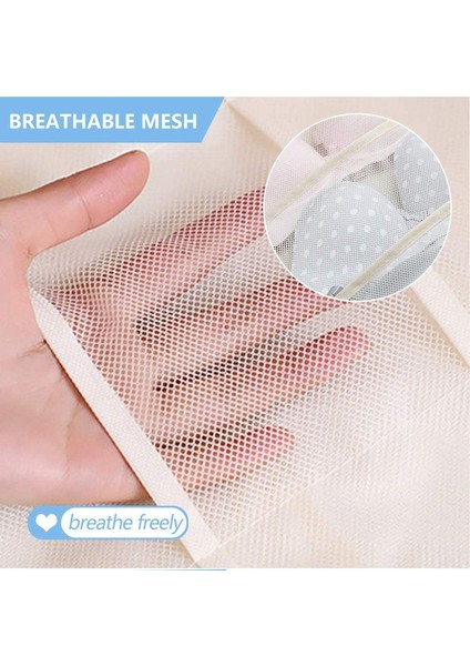 2 Adet Çift Taraflı Askılı Kıyafet Çantası Bej (Yurt Dışından) modelleri