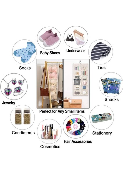 2 Adet Çift Taraflı Askılı Kıyafet Çantası Bej (Yurt Dışından) fırsatları