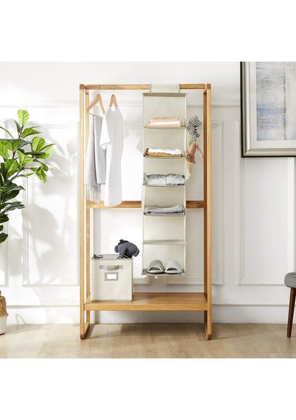 29,7X30X120CM Çok Katmanlı Saklama Çantası Bej (Yurt Dışından) fırsatları