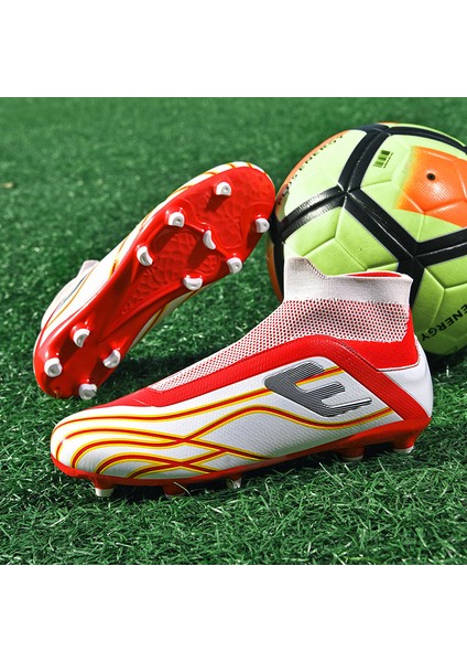 Erkek Spor Futbol Ayakkabısı Krampon - Kırmızı (Yurt Dışından) modelleri