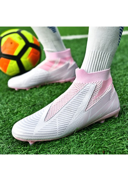 Erkek Spor Futbol Ayakkabısı Krampon - Pembe (Yurt Dışından) modelleri