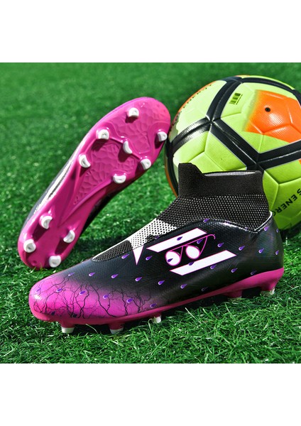 Erkek Spor Futbol Ayakkabısı Krampon - Pembe (Yurt Dışından) modelleri