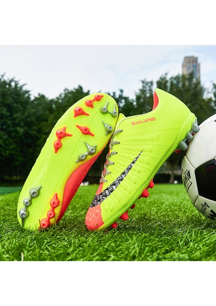 Erkek Spor Futbol Ayakkabısı Krampon - Sarı (Yurt Dışından)