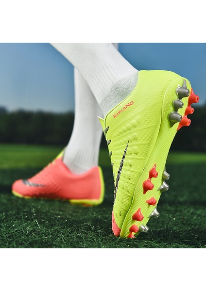 Erkek Spor Futbol Ayakkabısı Krampon - Sarı (Yurt Dışından)