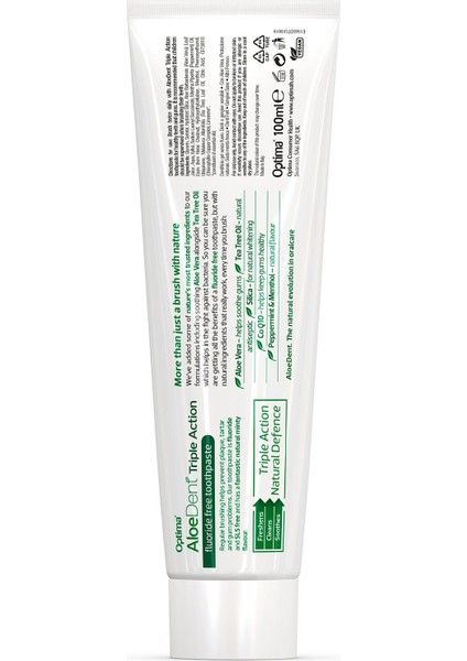 Mucize Aloevera İle 3 Etkili Diş Macunu Florür ve Sls İçermeyen Doğal Beyazlık - 100 ml fiyatları
