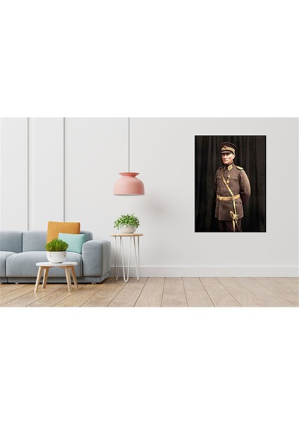 Atatürk Mareşal Üniforması PixArt Sanat Elmas Mozaik Tablo Diamond Türkiye 40*60