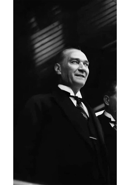 Siyah Beyaz Mustafa Kemal Atatürk PixArt Sanat Elmas Mozaik Tablo Diamond Türkiye 40*60