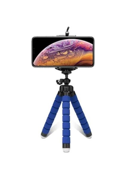 Selfi Tripod 18CM Selfe Flexi Pod 18CM Mavi