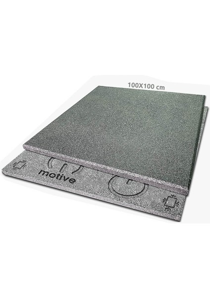 Soğuk Pres Majör Space Grey 100X100 cm 2 cm Profesyonel Aşınmazlık Garantili Soğuk Pres Kauçuk Zemin 1 Adet fiyatları