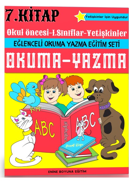 Okuma Yazma Eğitim Seti 7 Spiralli Kitap