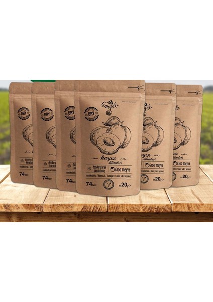 Freeze Dry Kayısı 6'lı Paket