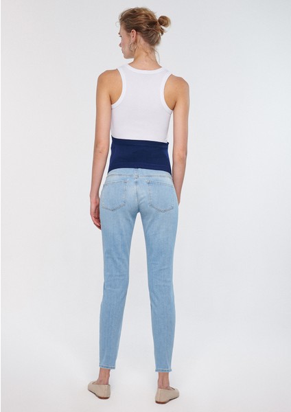 Kadın Vanessa Açık Mavi Eskitilmiş Jean Pantolon 1043284482