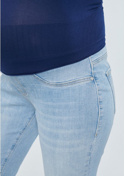 Kadın Vanessa Açık Mavi Eskitilmiş Jean Pantolon 1043284482