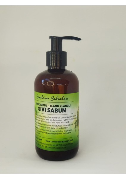 Avokadolu Sıvı Sabun Ylang Ylang Kokulu fiyatları