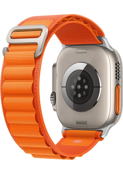 KipGsm Alpine Loop Kordon - Apple Watch 1-8 Uyumlu - 38-49mm - Canlı Renkler