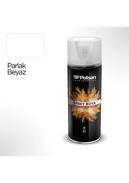 Akrilik Parlak Beyaz Sprey Boya 400 ml