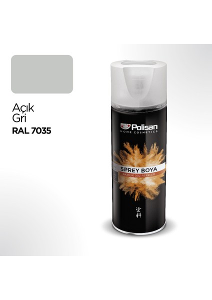 Akrilik Açık Gri Sprey Boya 400 ml - RAL 7035