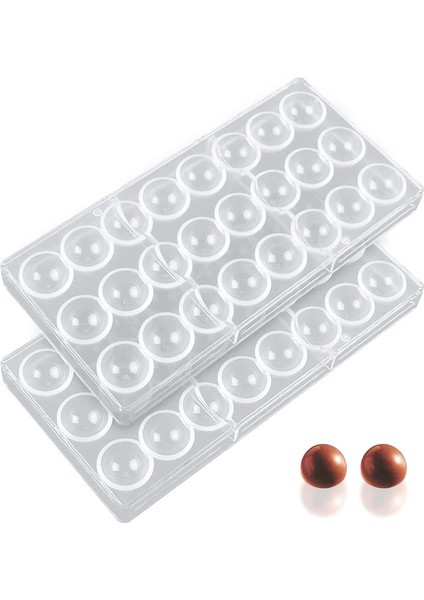 2 Adet Yarı Dairesel Çikolata Kalıbı (Yurt Dışından)