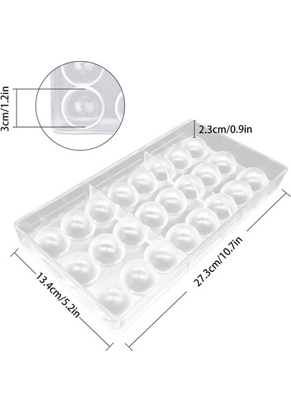 2 Adet Yarı Dairesel Çikolata Kalıbı (Yurt Dışından) fiyatları