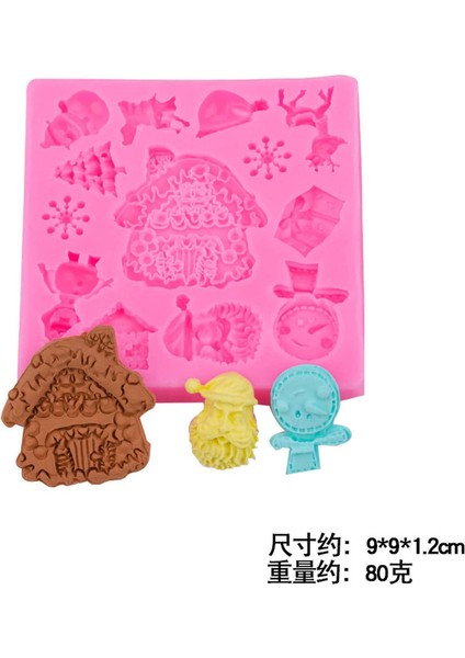 2 Parçalı Noel Dekorasyon Silikon Kalıp Seti (Yurt Dışından) fırsatları