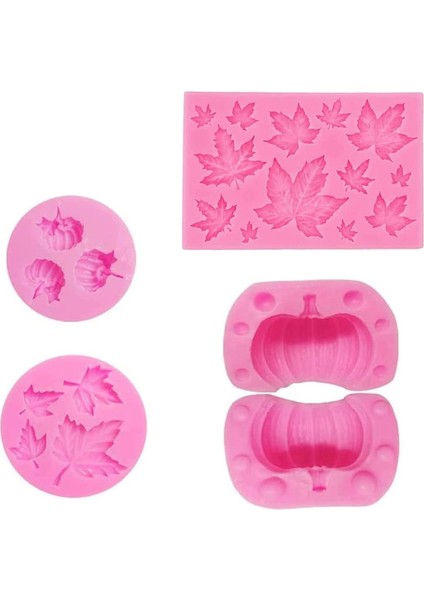 4 Adet Cadılar Bayramı Tema Serisi Silikon Kalıp (Yurt Dışından)