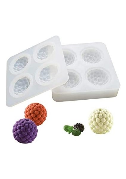 4 Ahududu Silikon Kalıp (Yurt Dışından)