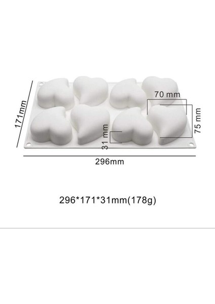 2 Adet 8 Delikli Büküm Çekirdeği Kalıbı (Yurt Dışından) fiyatları